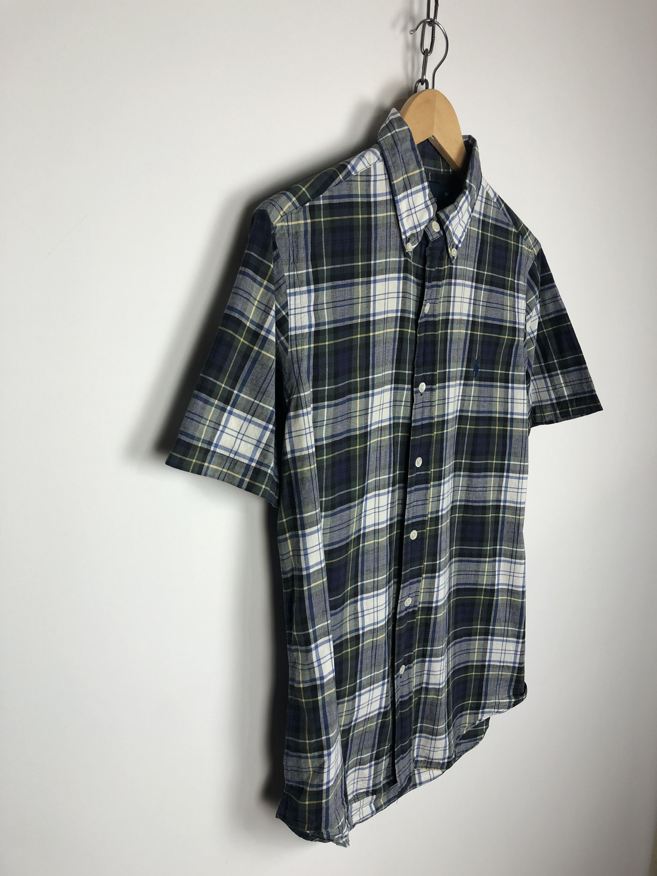 Polo Ralph Lauren Polo Ralph Lauren Check Shirt Vintage Small Logo M Size US M / EU 48-50 / 2 - 5 Thumbnail