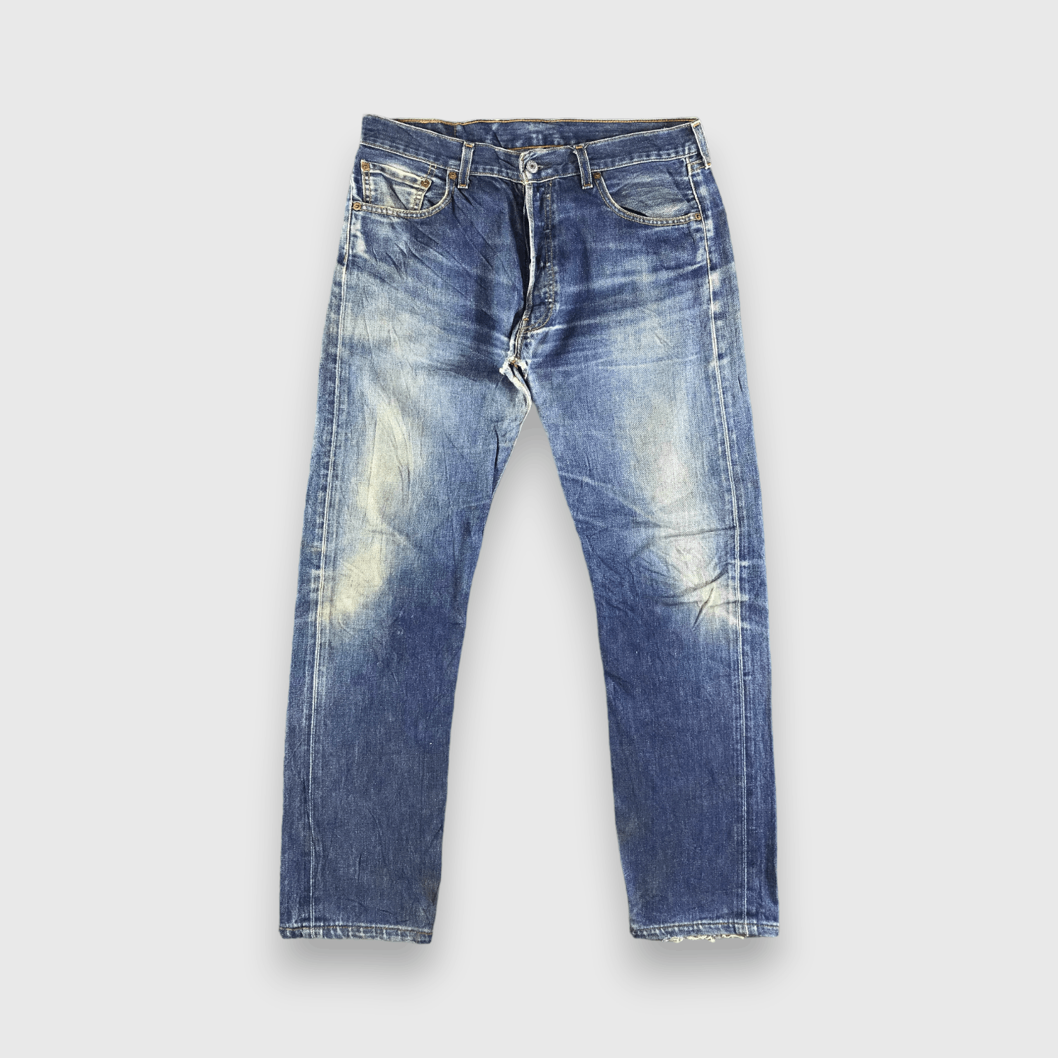 Levi's Vintage Blue Wash Levis 501 Jeans-J3564 Size US 34 / EU 50 - 1 Thumbnail