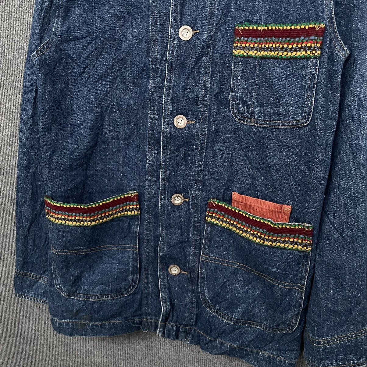 Designer × Vintage Vintage Titicaca Denim Chore Jacket Size US S / EU 44-46 / 1 - 2 Thumbnail