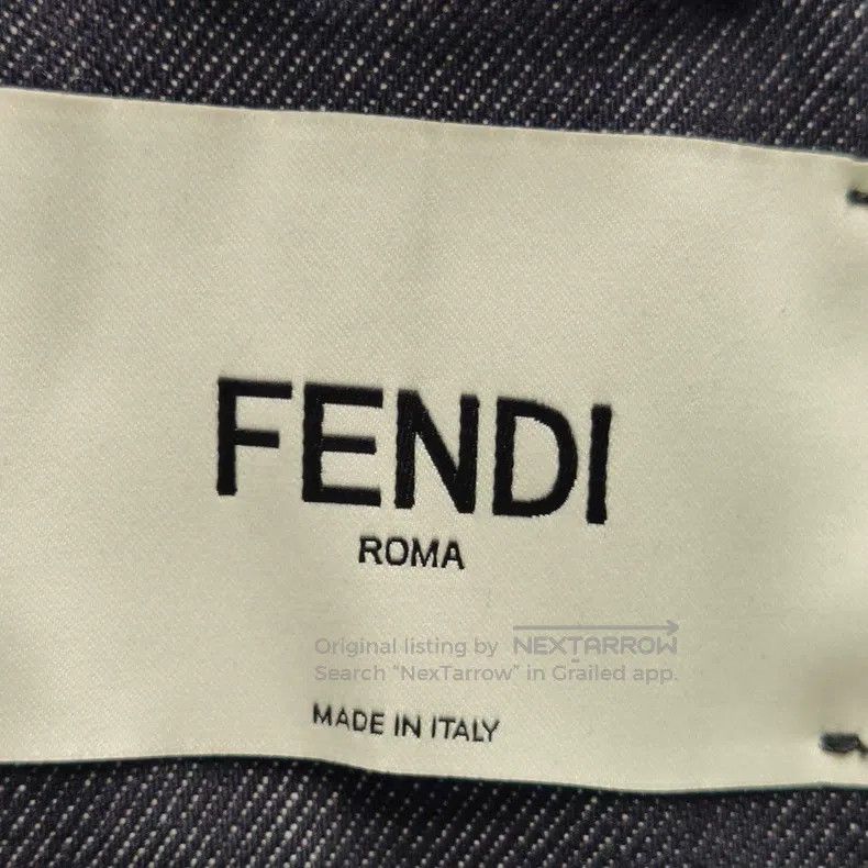 Fendi Fendi Cotton Single Breasted Lapel Jacket Size XS / US 0-2 / IT 36-38 - 6 Thumbnail