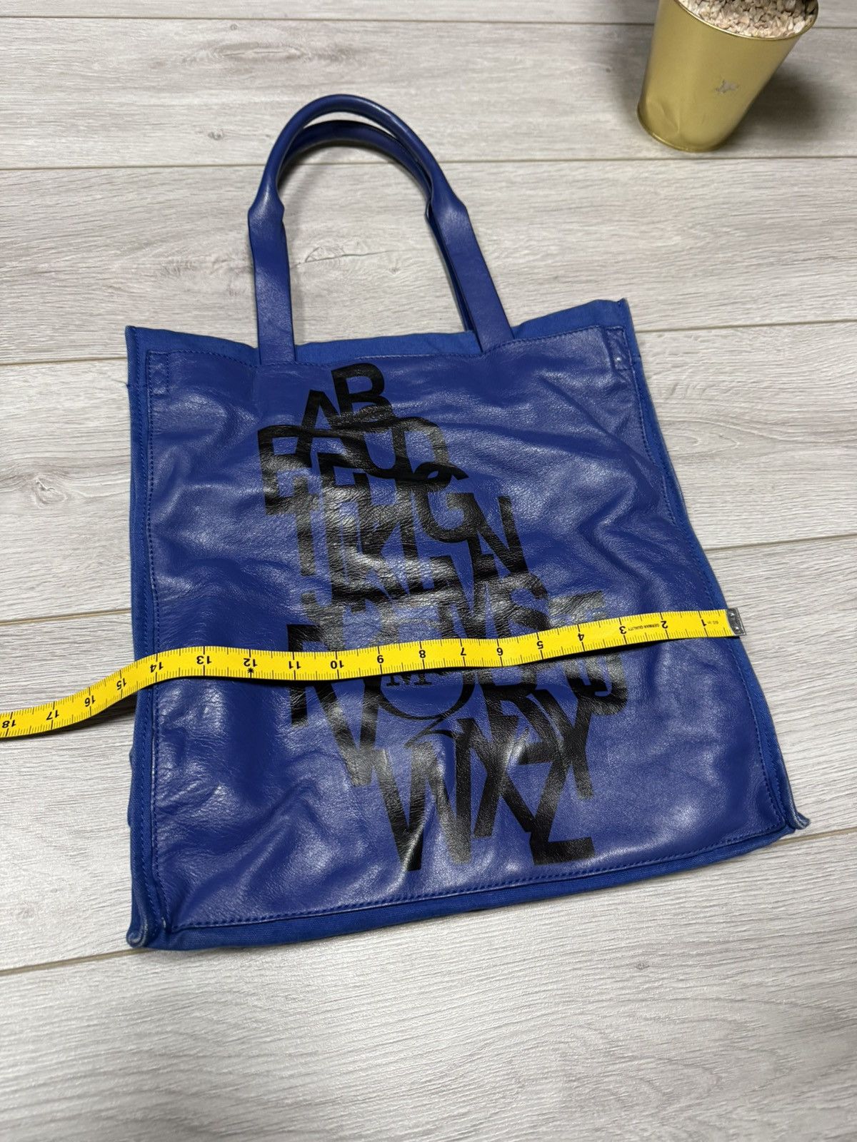 Alexander McQueen Alexander McQueen leather canvas big logo shopper Size ONE SIZE - 11 Thumbnail