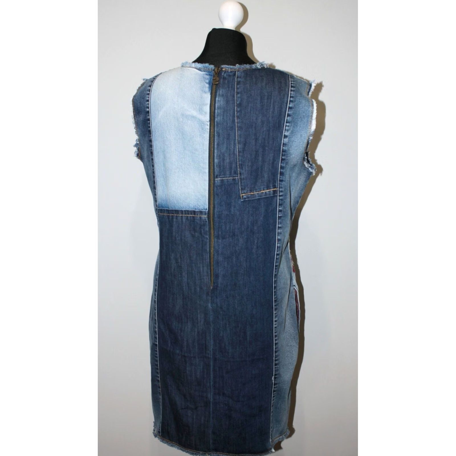Desigual Desigual womens dress Size 44 Albastru A-Line Dress Knee Length Size M / US 6-8 / IT 42-44 - 6 Thumbnail