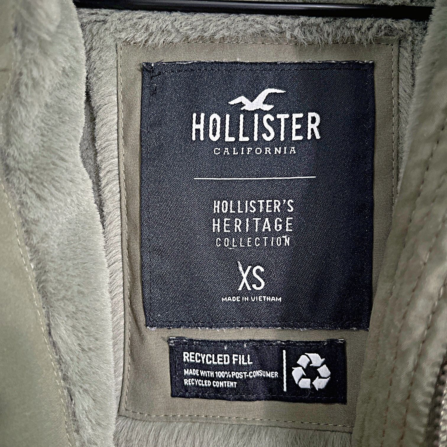 Hollister Hollister Y2K Sherpa Lined Parka Olive Green Womens XS Size XS / US 0-2 / IT 36-38 - 6 Thumbnail