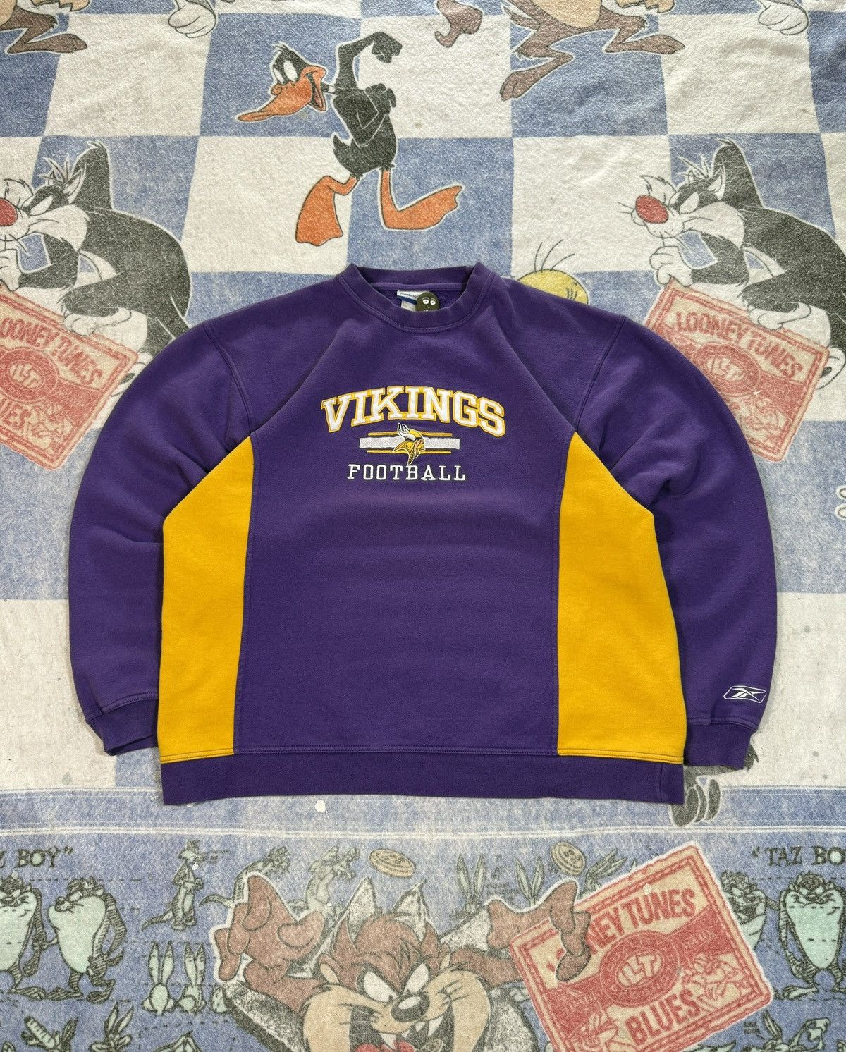 NFL Vintage minnesota vikings crewneck sweatshirt Size US L / EU 52-54 / 3 - 1 Thumbnail