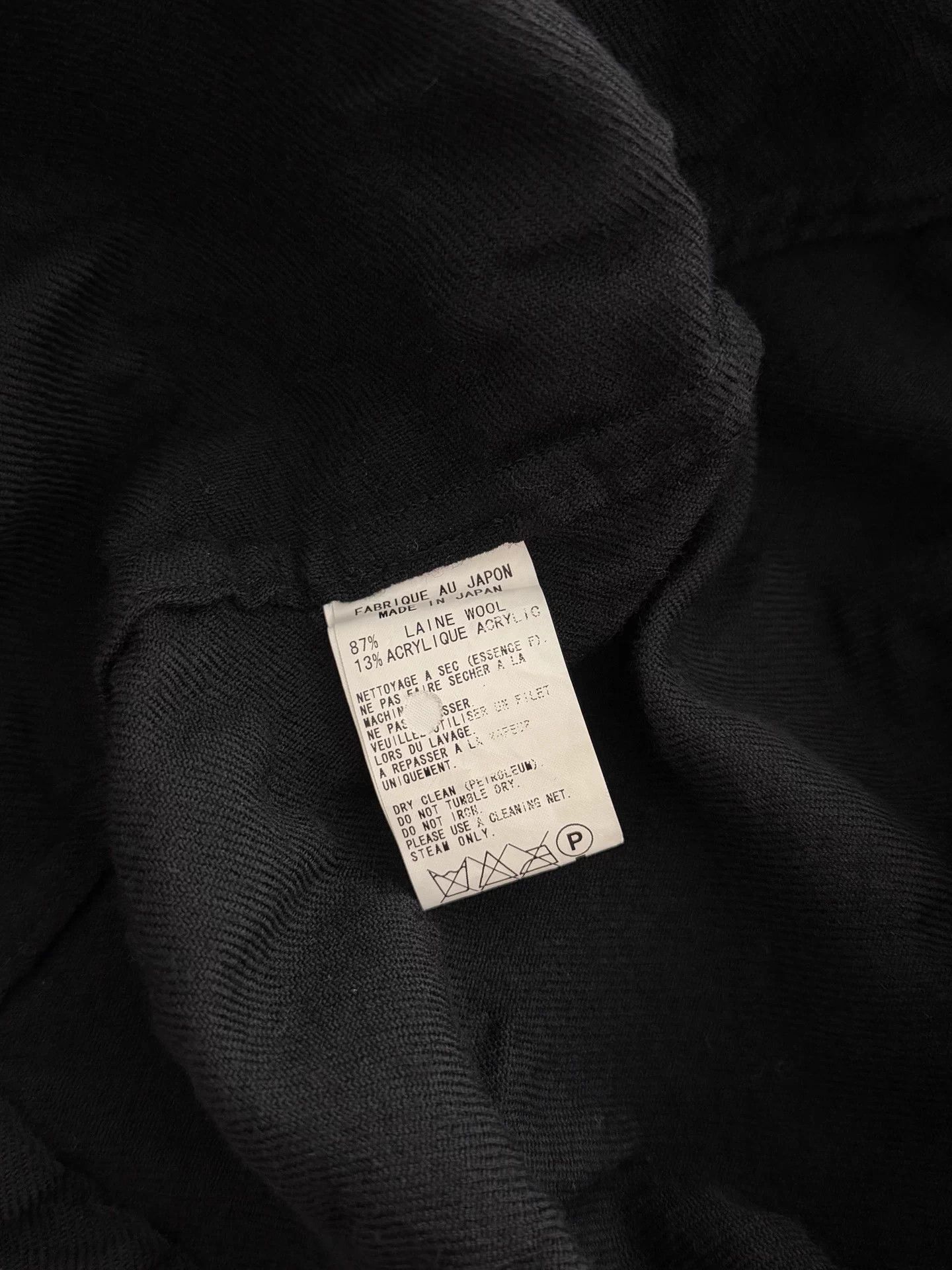 Y's Y's Red Label Batwing Gathered Wool Cape-like Jacket Size M / US 6-8 / IT 42-44 - 9 Thumbnail