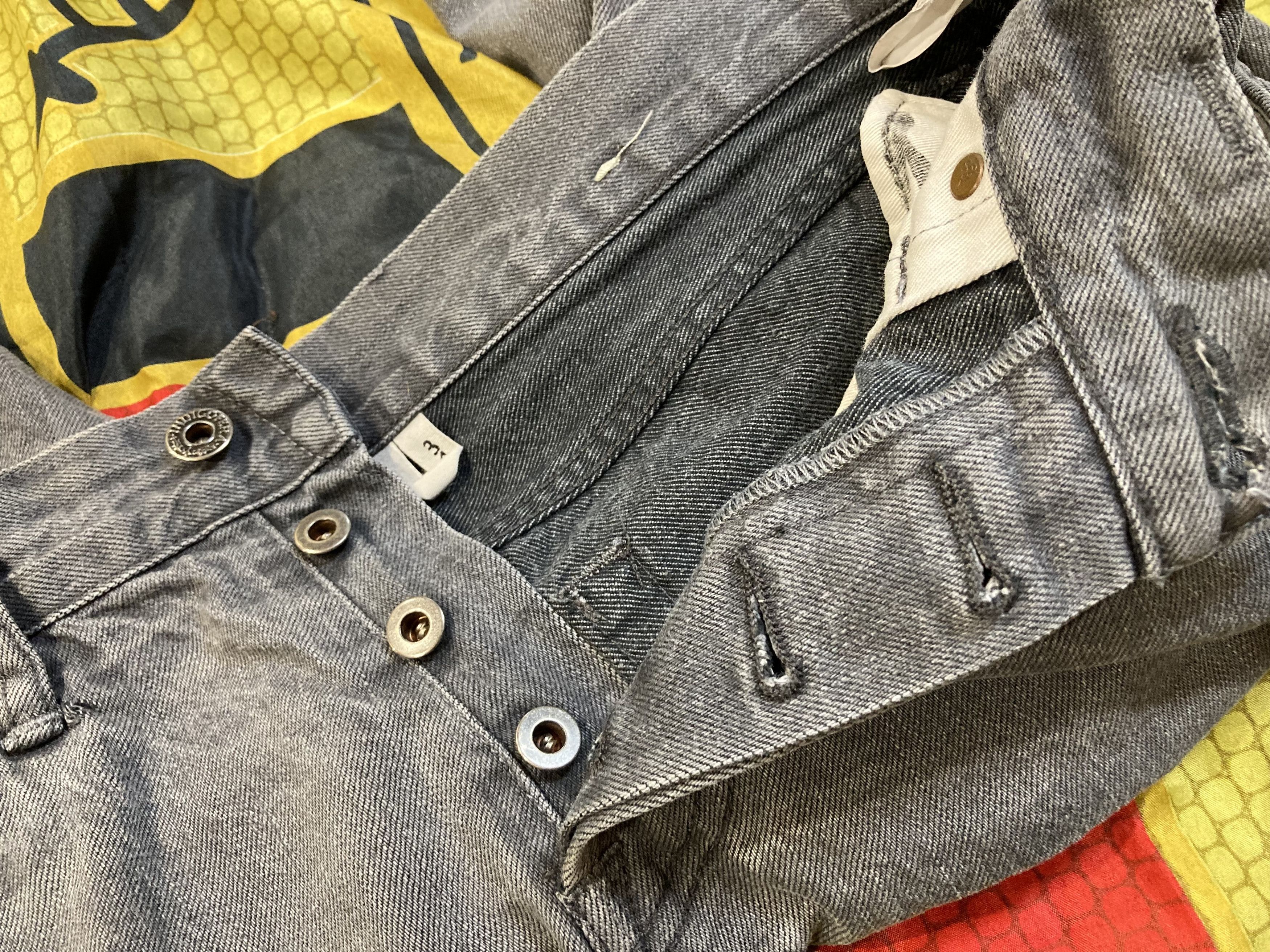 Indigofera Indigofera Ray Jeans Gray Selvedge Denim Size US 34 / EU 50 - 9 Thumbnail