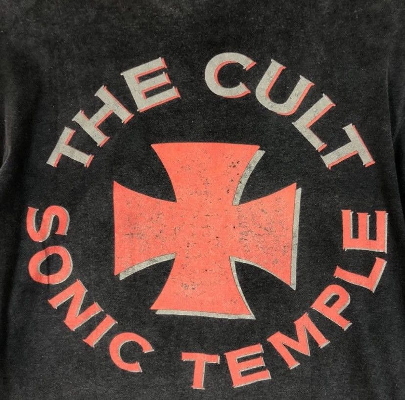 Band Tees × Vintage Vintage 80s The Cult Sonic Temple/ Glam Rock /faded /Size M Size US M / EU 48-50 / 2 - 6 Thumbnail