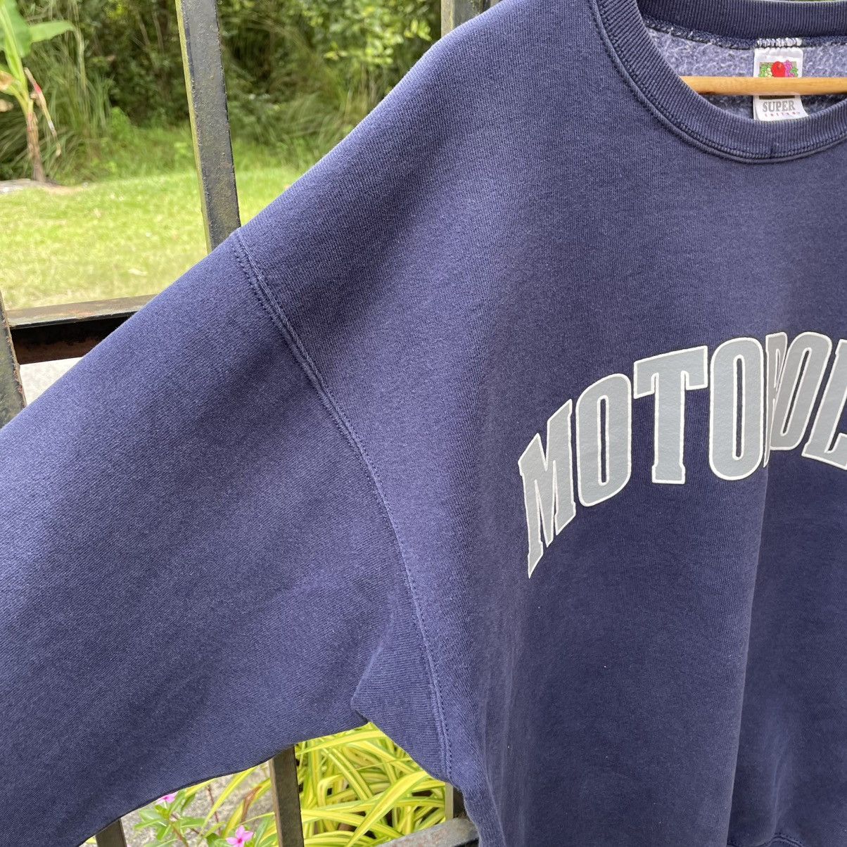 Motorola 🔥Vintage 90s Motorola Big Spellout Sweatshirts Size US L / EU 52-54 / 3 - 6 Thumbnail