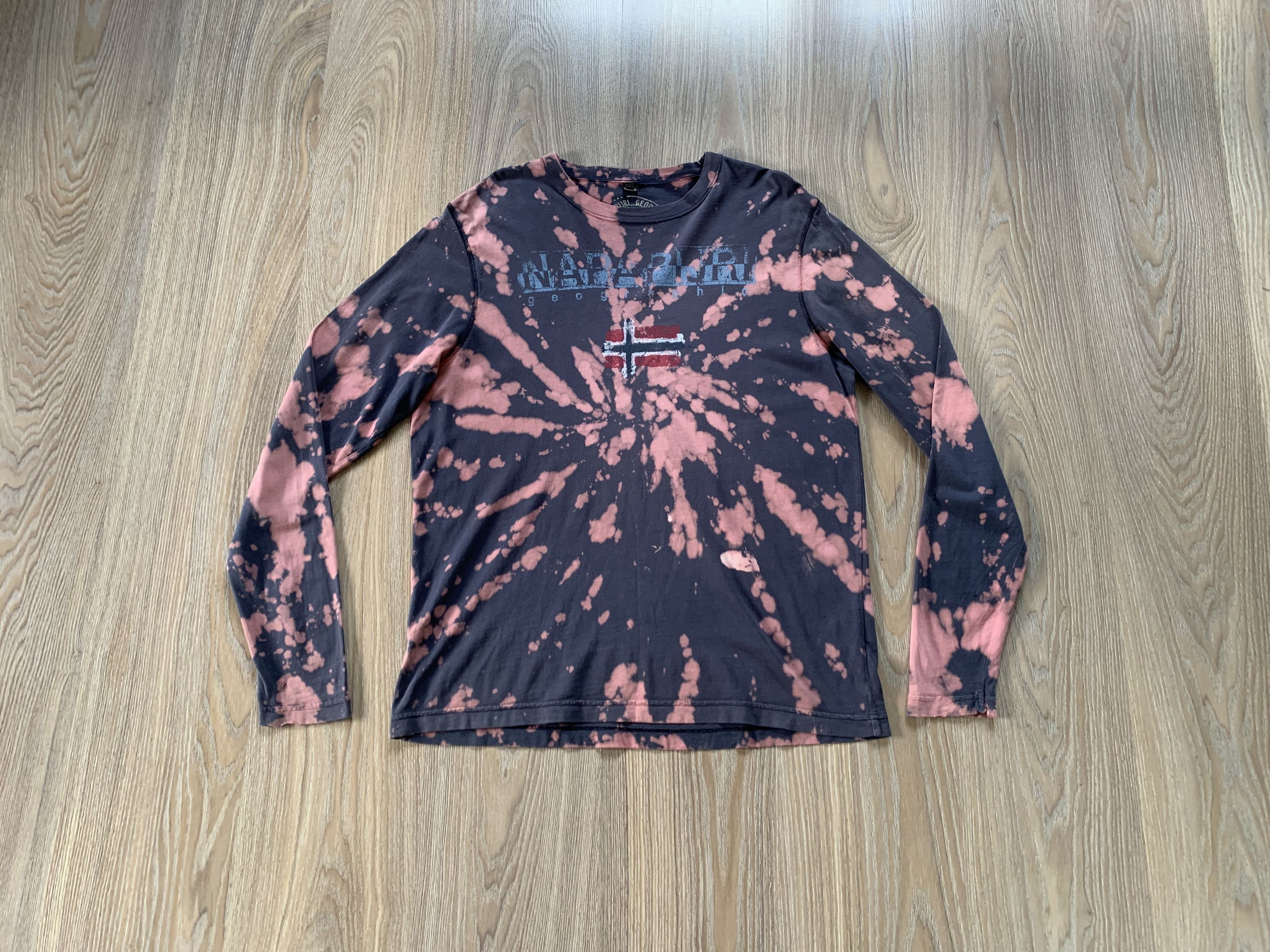 Napapijri Napapijri Cotton Tie Dye Long Sleeve Shirt Size US L / EU 52-54 / 3 - 2 Thumbnail
