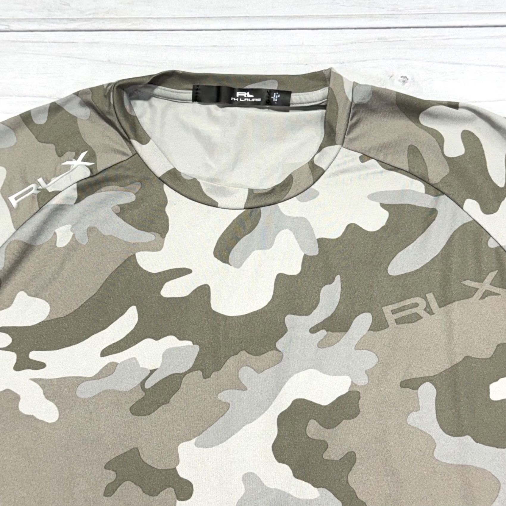 RLX Ralph Lauren RLX Ralph Lauren T Shirt Mens M Green Camouflage Shirt Athletic Performance Traning Size US M / EU 48-50 / 2 - 2 Thumbnail