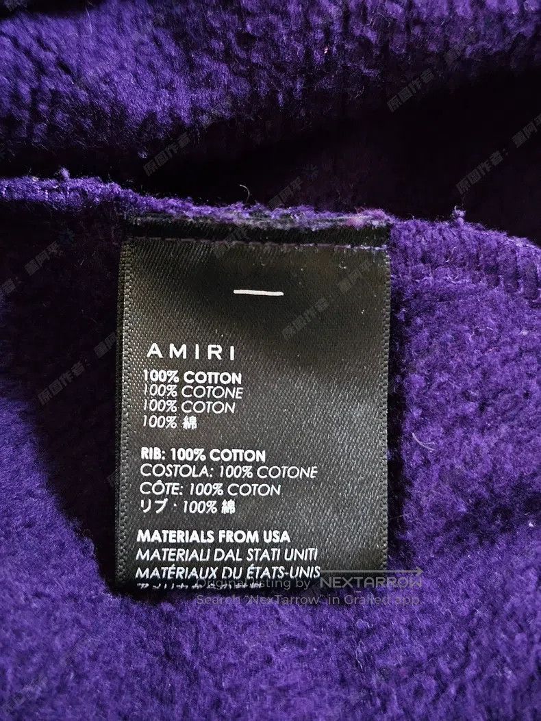 Amiri Amiri Purple Snake Embroidered Hoodie Size US S / EU 44-46 / 1 - 6 Thumbnail