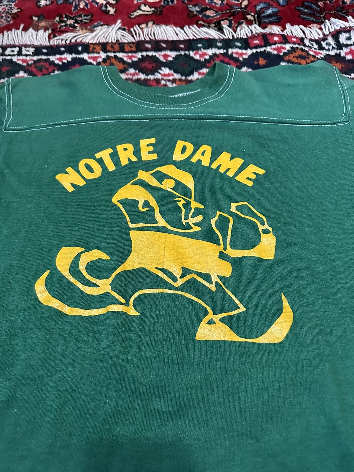 Vintage Vintage Notre Dame Single Stitch Tee Size US S / EU 44-46 / 1 - 2 Thumbnail