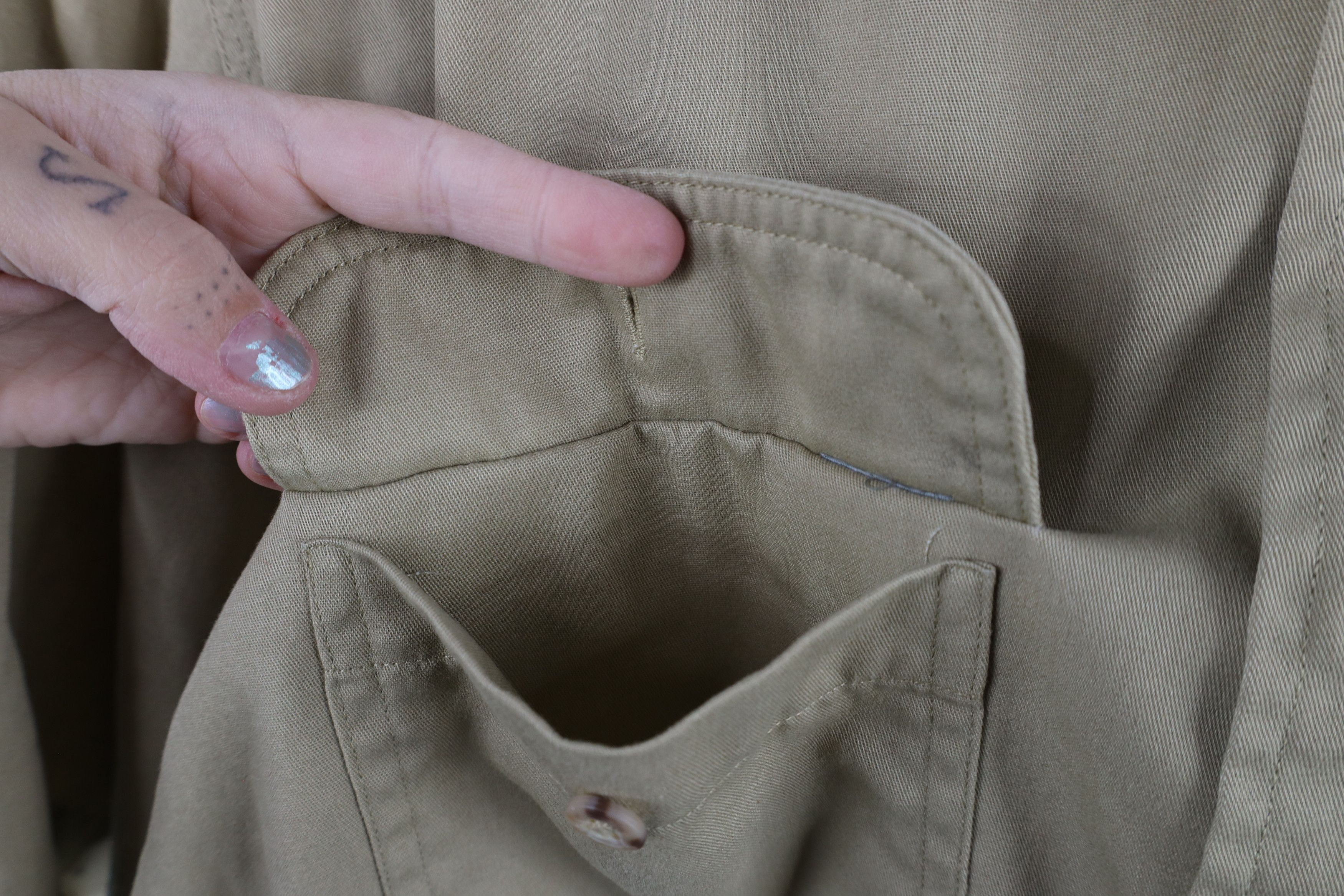 Carhartt × Vintage Vintage 90s Carhartt Out Workwear Mechanic Button Shirt Size US XXL / EU 58 / 5 - 5 Thumbnail