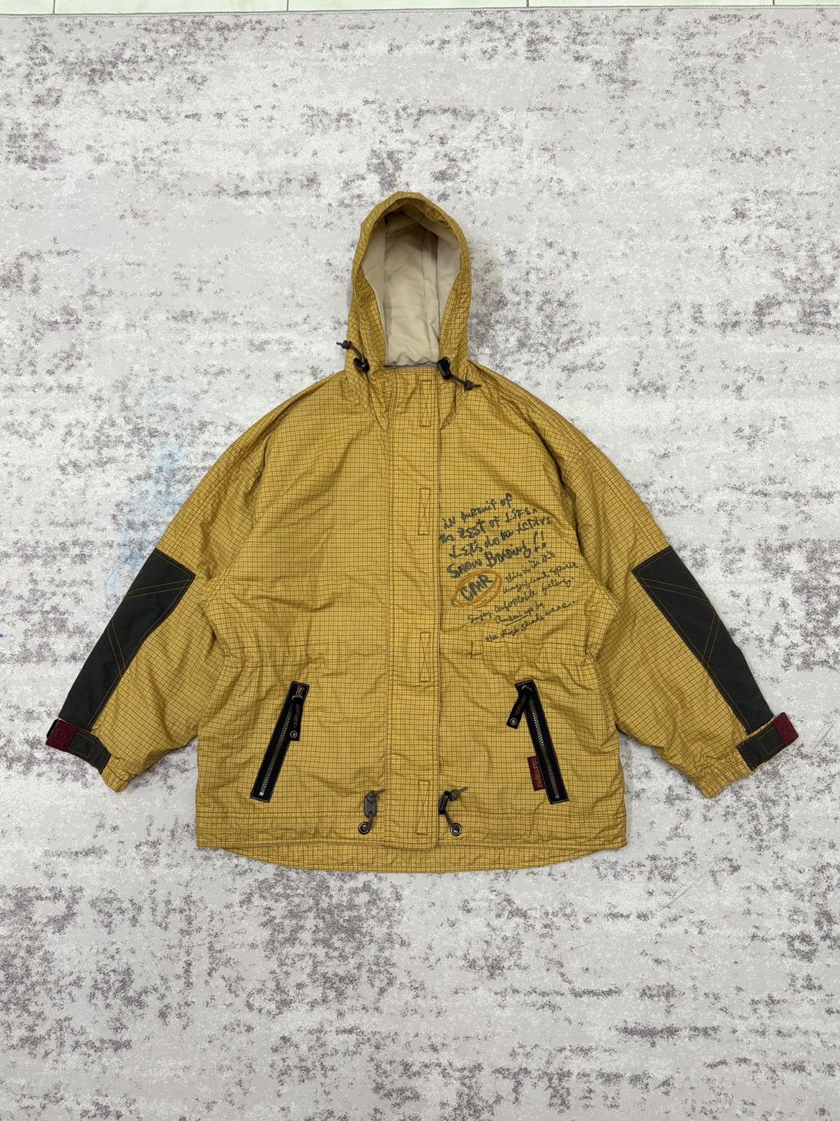Japanese Brand Vintage 90s COURMAYEUR snow board jacket ski hoodie Size US L / EU 52-54 / 3 - 3 Thumbnail