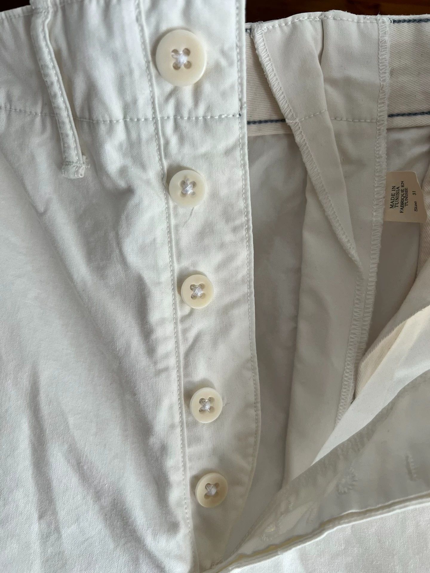 RRL Ralph Lauren RRL Double RL Vintage White Work Shorts Size US 31 - 5 Thumbnail
