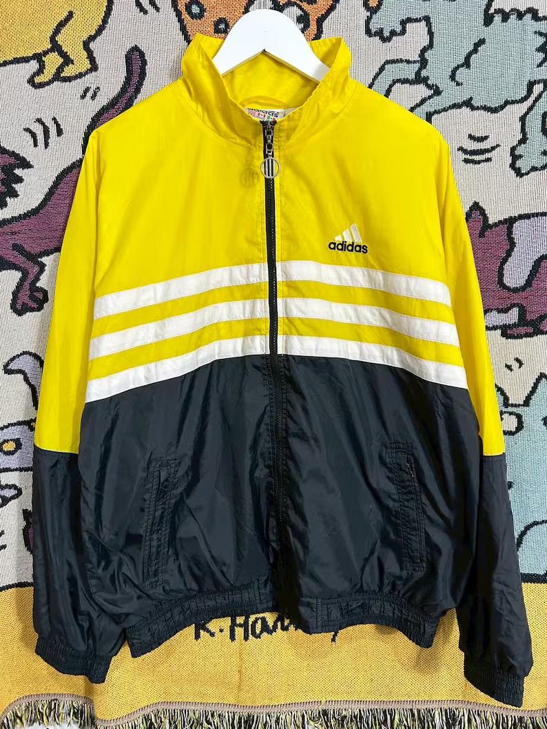 Adidas Vintage 90s Adidas Jacket size M Size US M / EU 48-50 / 2 - 1 Thumbnail