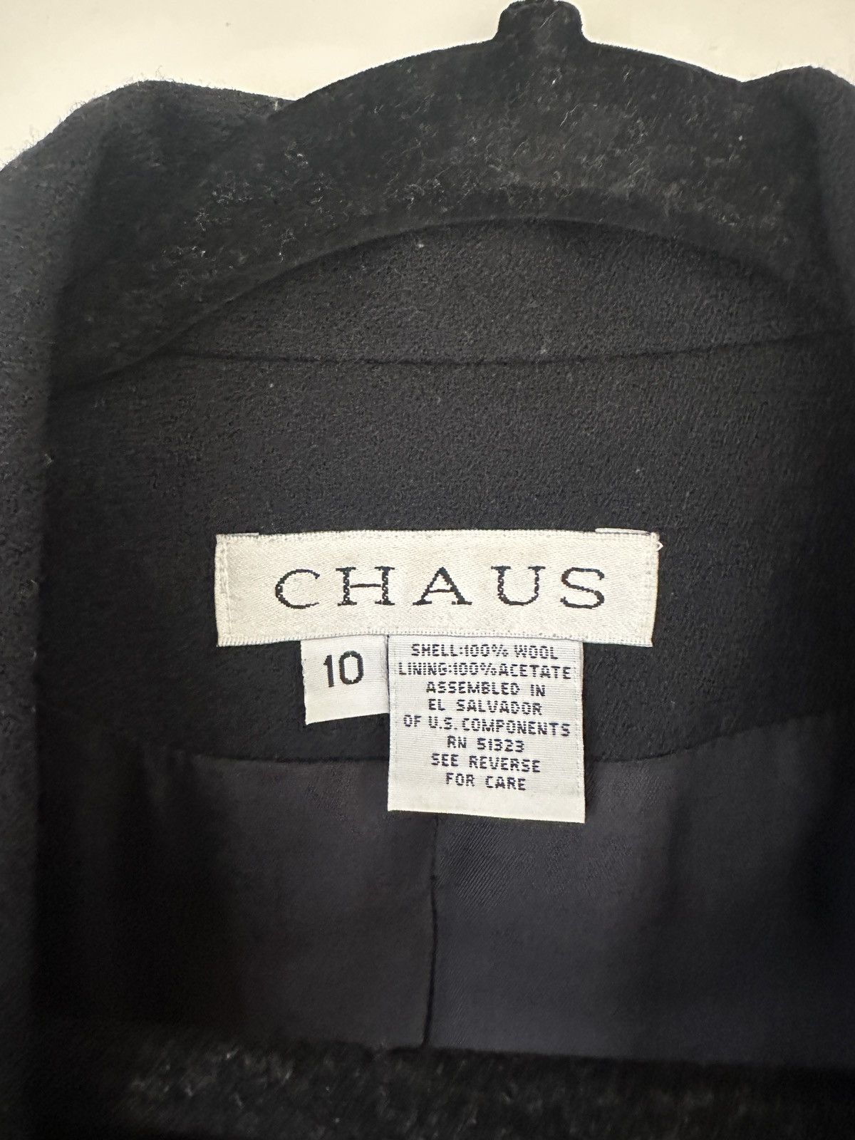 Other Vintage CHAUS Wool Blazer Size L / US 10 / IT 46 - 4 Thumbnail