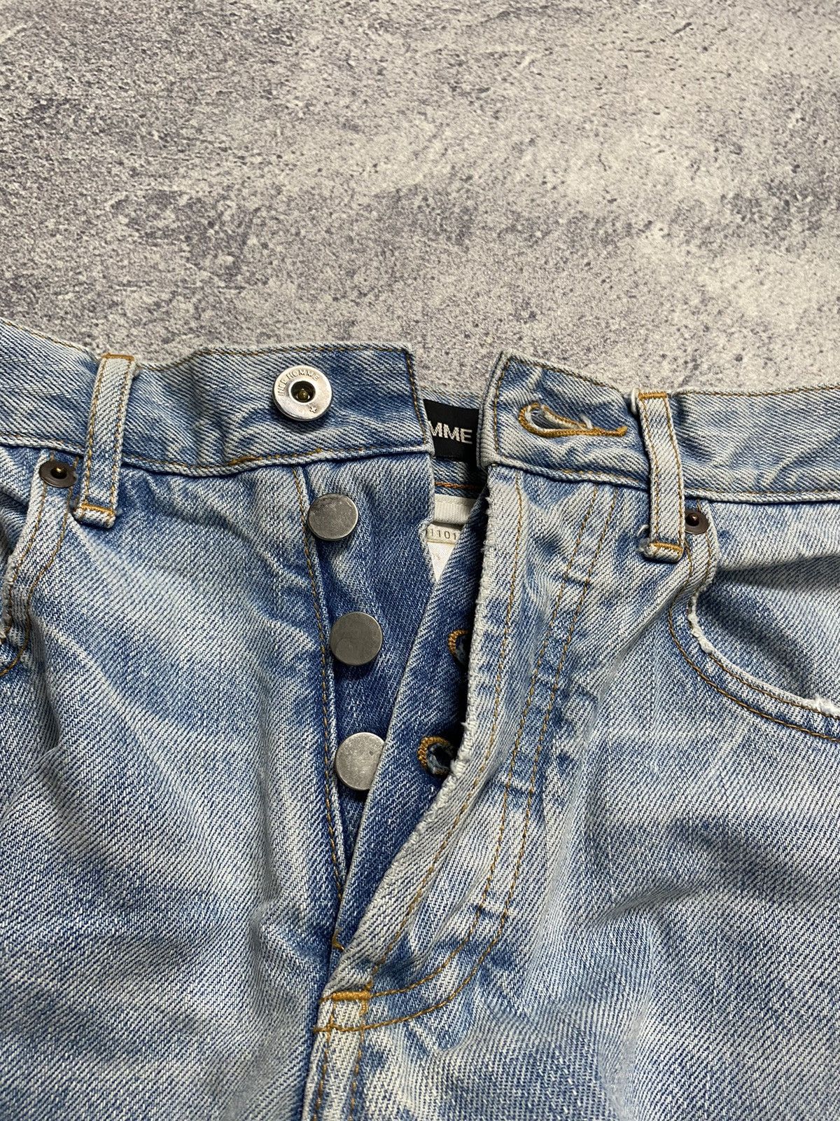Yohji Yamamoto Vintage Ined Homme by Yohji Yamamoto Denim Flare Pant Size US 30 / EU 46 - 7 Thumbnail