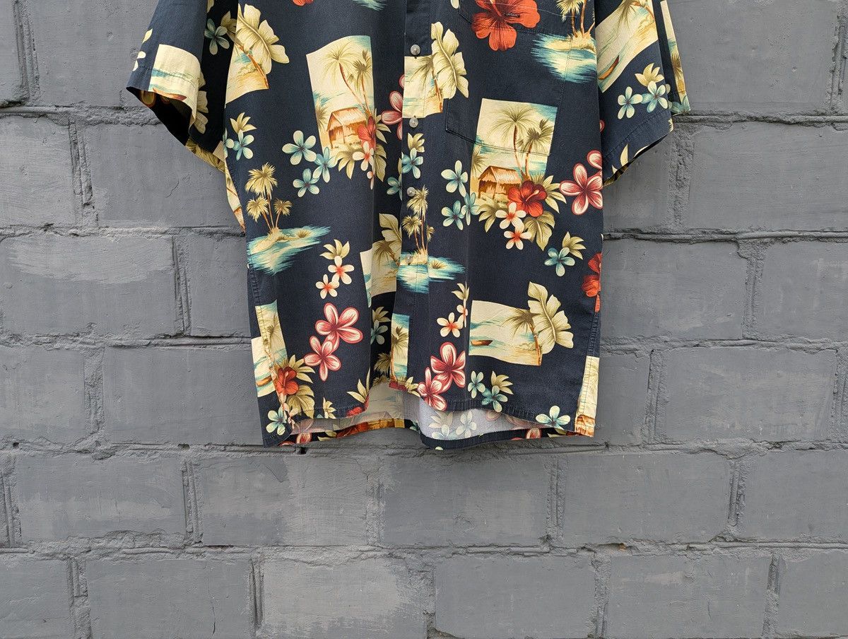 Pierre Cardin Pierre Cardin Hawaiian Shirt Cocktail Print Vintage Size US L / EU 52-54 / 3 - 4 Thumbnail
