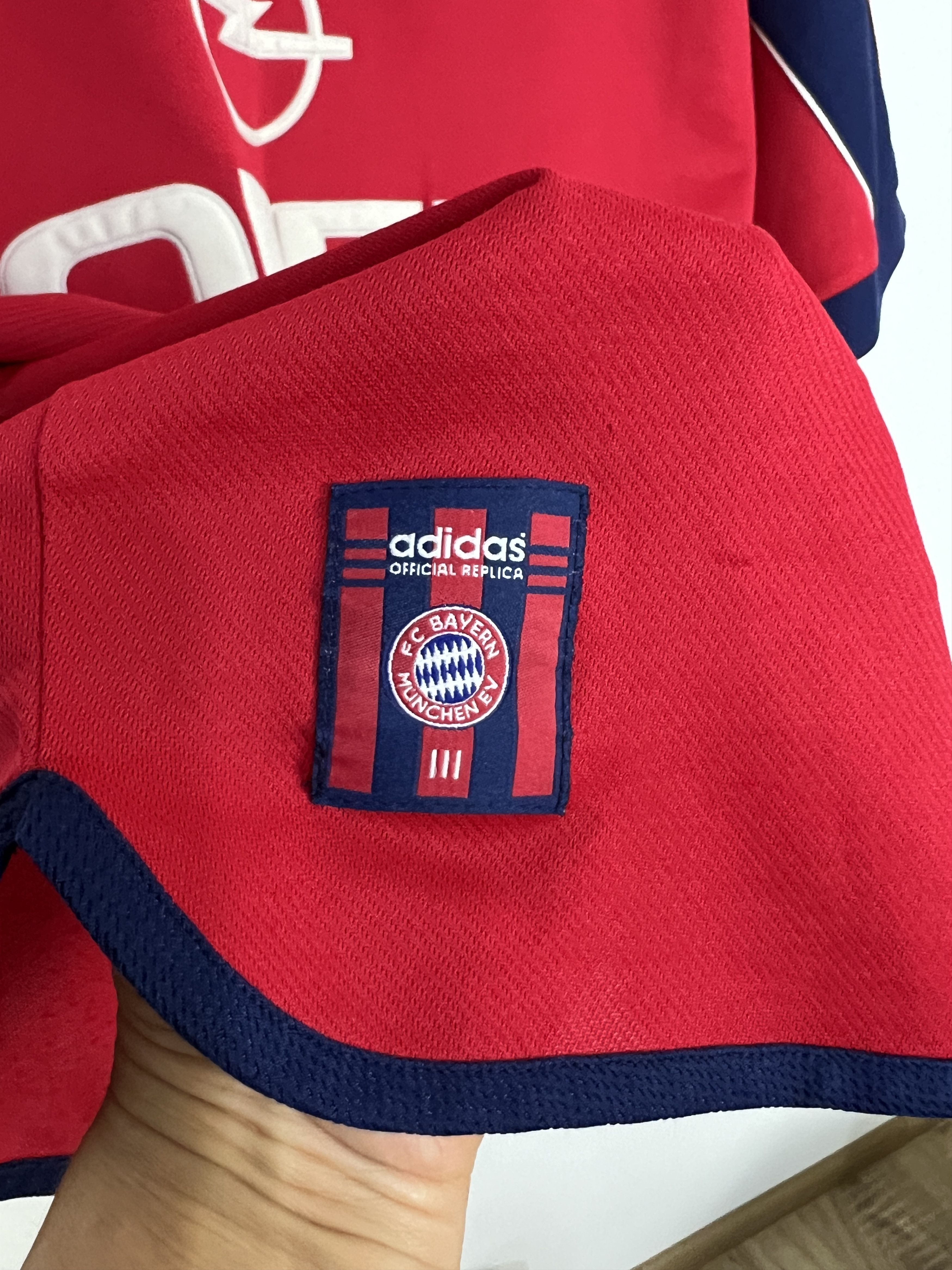 Adidas Bayern Munich Home football shirt 1999 Soccer Adidas Size US L / EU 52-54 / 3 - 5 Thumbnail
