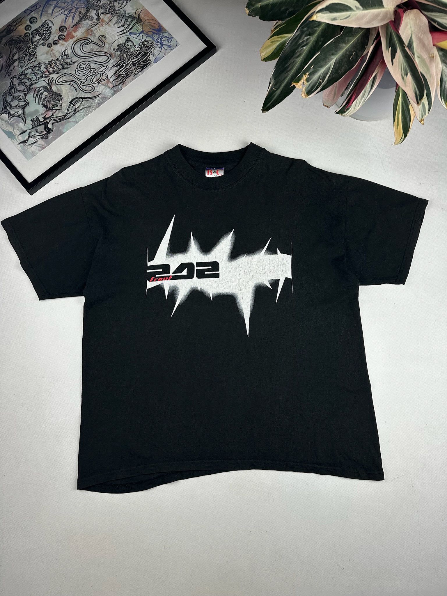 Band Tees Front 242 Industrial Metal 90s Vintage Tee L Size US L / EU 52-54 / 3 - 1 Thumbnail