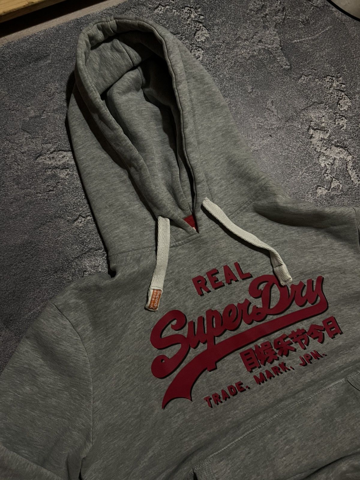 Vintage CRAZY Vintage SuperDry Hoodie - Archive Y2K Drip Y2K Grey L Size US L / EU 52-54 / 3 - 3 Thumbnail