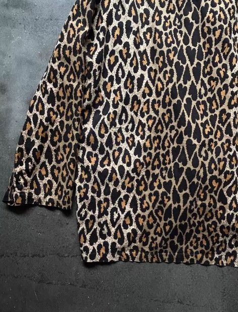 Number (N)ine Number (N)ine 2003AW “Heart Tears” Leopard Print Shirt Size US L / EU 52-54 / 3 - 6 Thumbnail