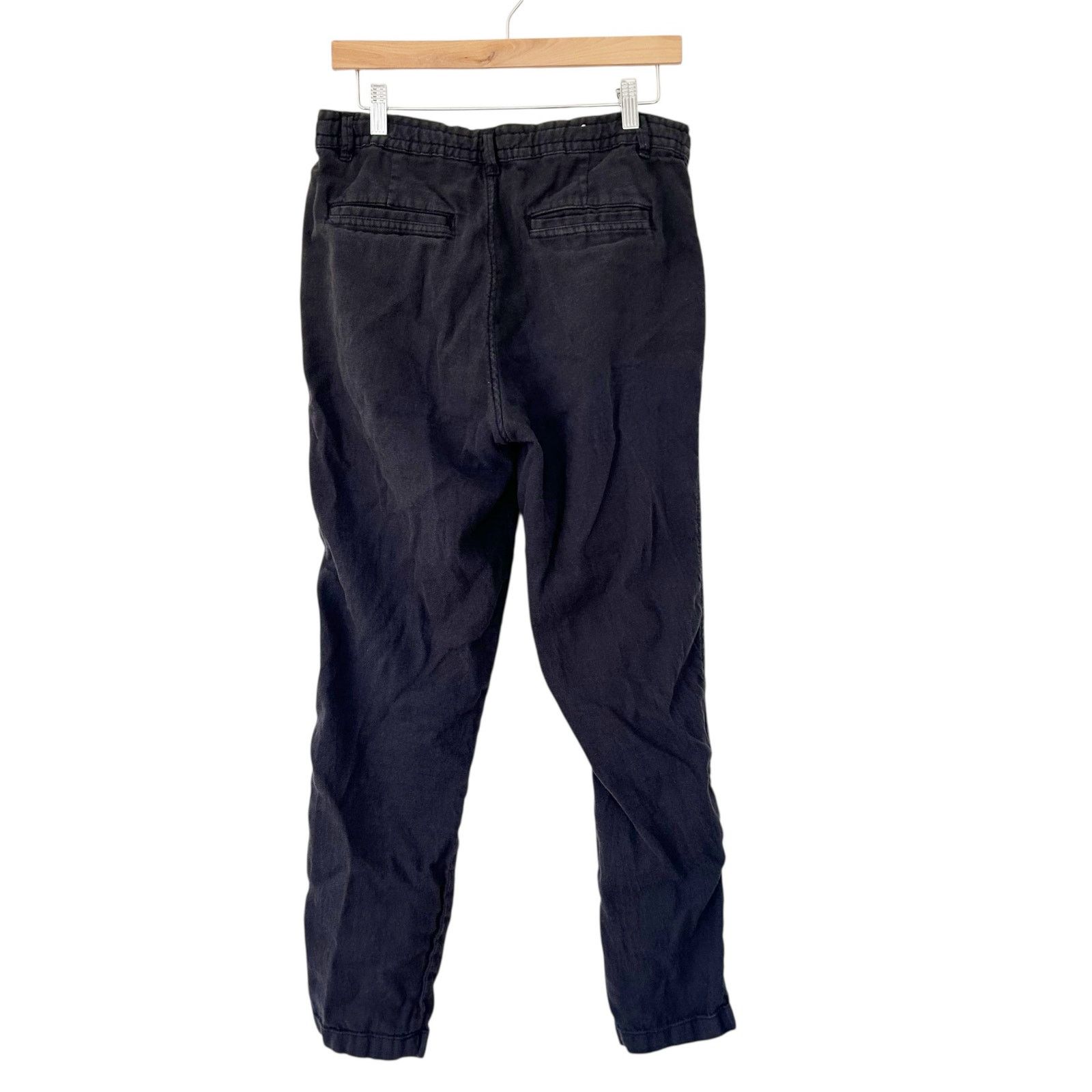 Zara Zara Black Cargo Type Pants Sz 30 Size 30" / US 8 / IT 44 - 3 Thumbnail