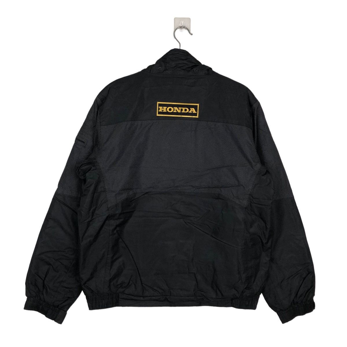 Honda 🔥RARE HONDA BOMBER JACKET SPELL OUT BIG LOGO RACING SPORTS Size US L / EU 52-54 / 3 - 7 Thumbnail