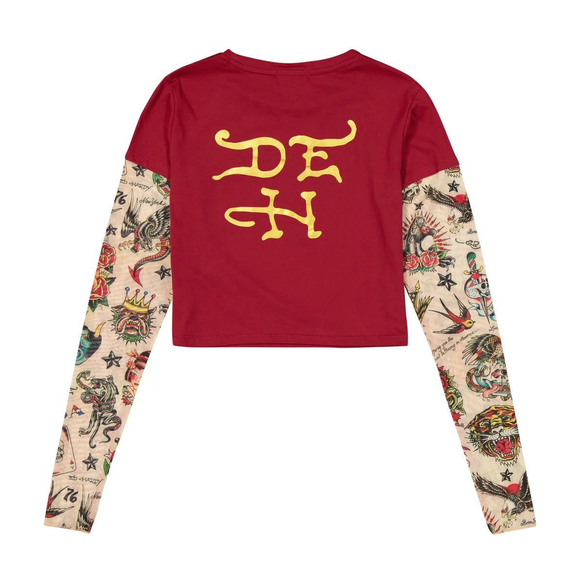 Ed Hardy Ed Hardy Love Runs Wild Tattoo Long Sleeve Size M / US 6-8 / IT 42-44 - 2 Thumbnail