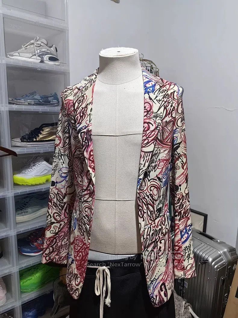 Comme des Garcons Comme des Garçons Psychedelic Graffiti Suit. Size US M / EU 48-50 / 2 - 2 Thumbnail