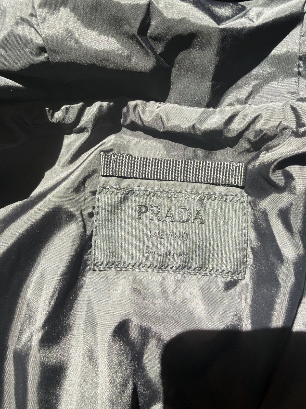 Prada Prada Re-nylon Hooded Jacket Size 52m- hoodie Size US L / EU 52-54 / 3 - 5 Thumbnail