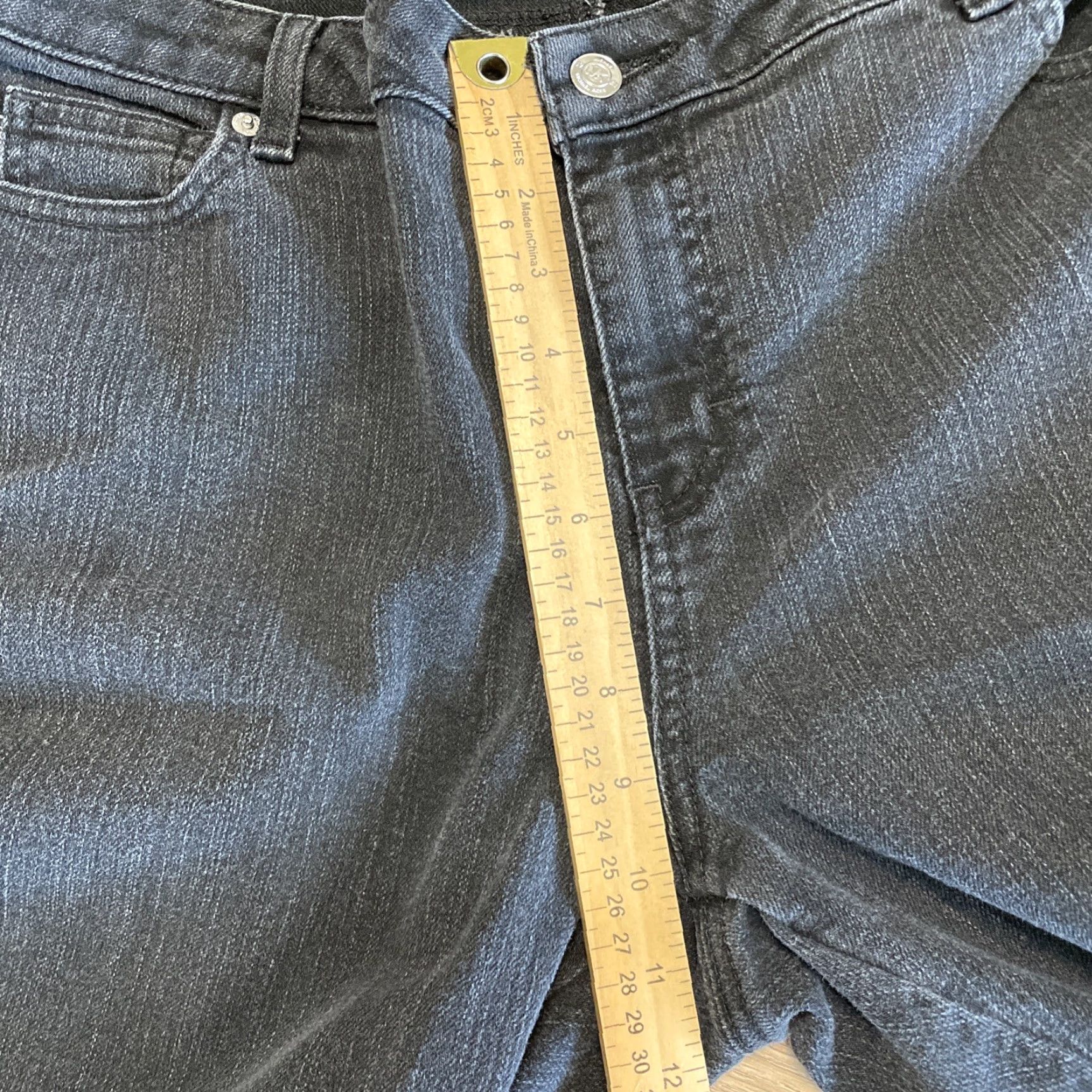 Michael Kors Michael Kors Jeans Womens 18W Black Mid Rise Straight Leg Denim Pants Stretch Size 40" / US 18 - 6 Thumbnail