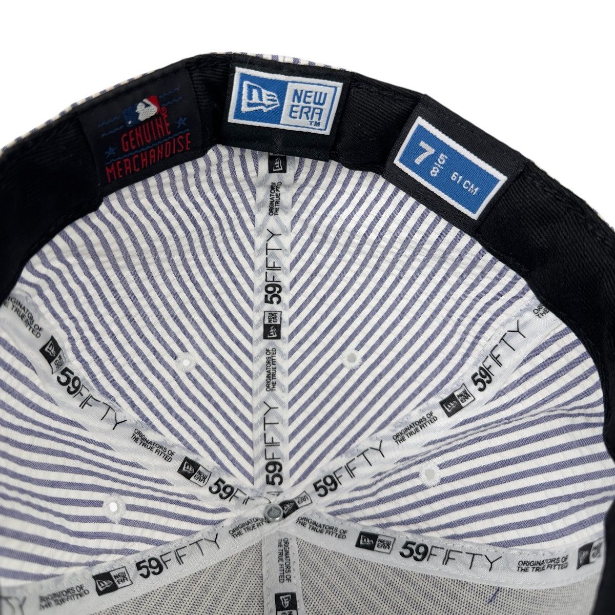 New Era New Era 59FIFTY New York Yankees Fitted 7 5/8 Seersucker Size ONE SIZE - 7 Thumbnail