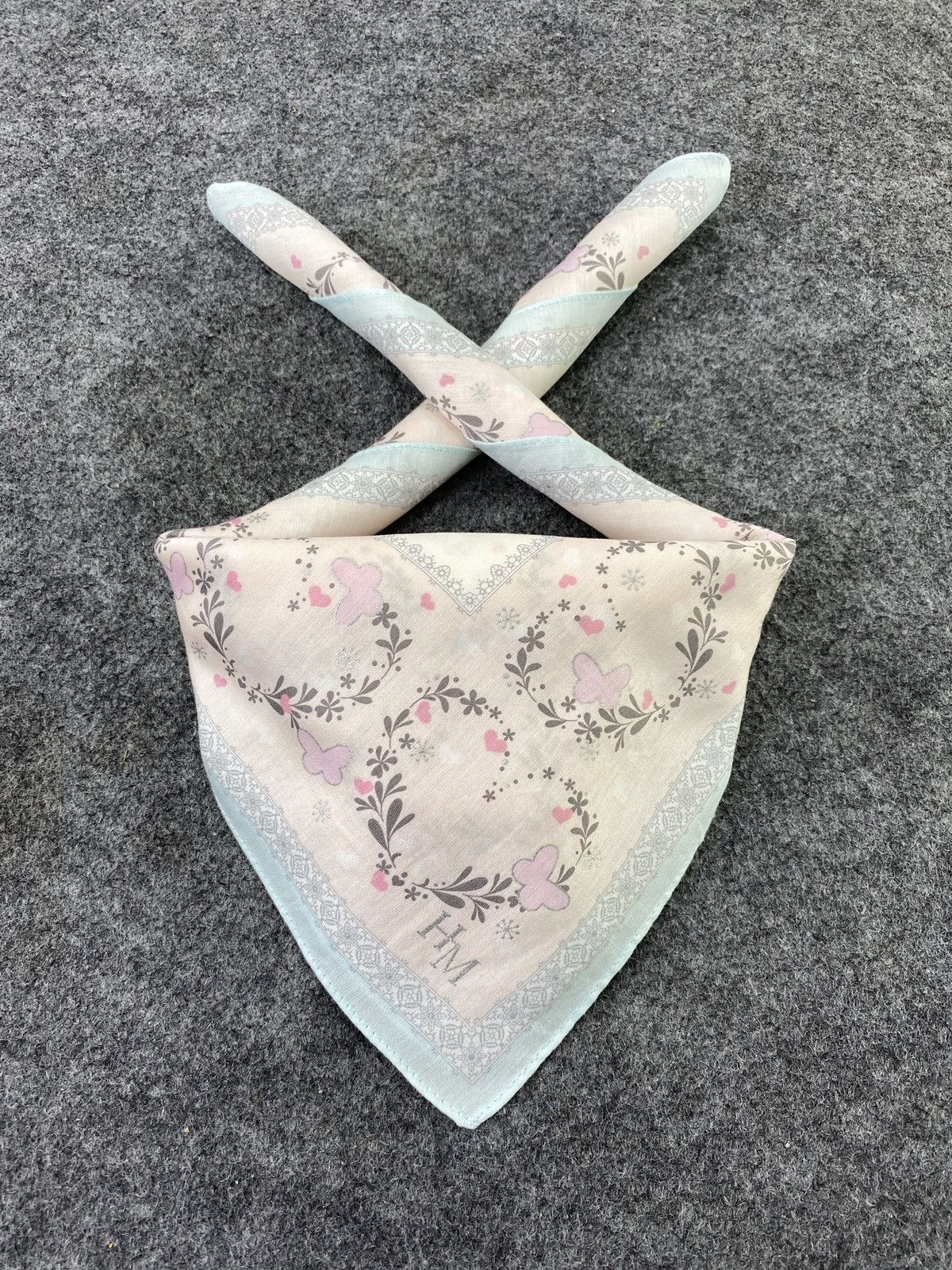 Hanae Mori × Vintage Hanae Mori Handkerchief / Bandana / Neckerchief-B298 Size ONE SIZE - 2 Thumbnail