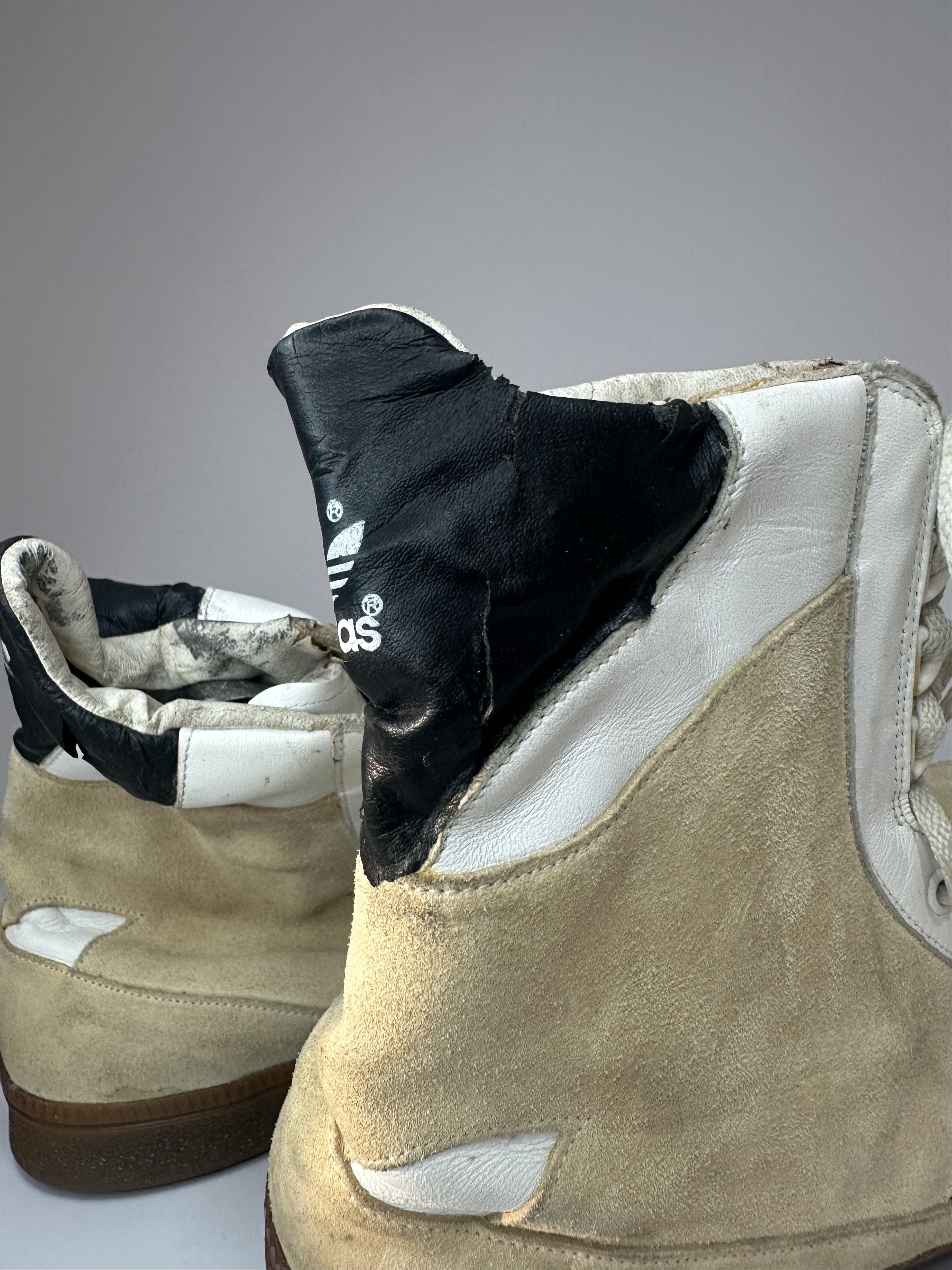 Adidas Vintage 80's Adidas Adimed Stabil Hi Top Sneakers. Size US 13 / EU 46 - 7 Thumbnail