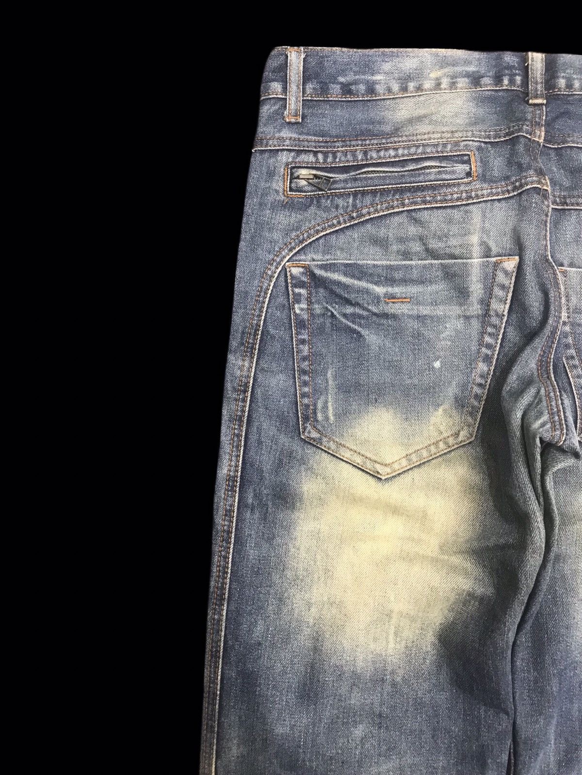 Japanese Brand × Seditionaries 💥90s Style💥imp Sick Fades Slim Fit Dirty Denim F299 Size US 32 / EU 48 - 13 Thumbnail