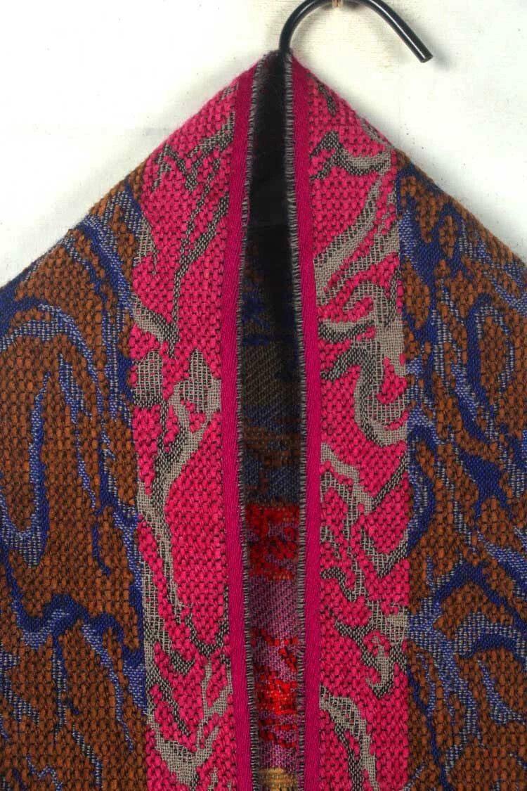 Kenzo KENZO Rose red color clash dark flower embroidered winter Size ONE SIZE - 3 Thumbnail