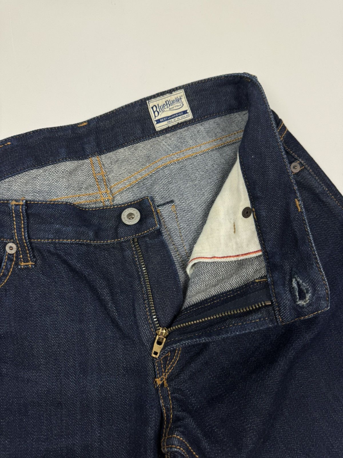 Blue Blanket Blue Blanket Selvage Denim Jeans Size 28 Size US 28 / EU 44 - 7 Thumbnail