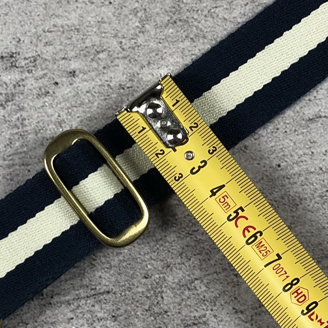 Polo Ralph Lauren Vintage 90s Polo Ralph Lauren Striped Leather Belt Size ONE SIZE - 20 Thumbnail