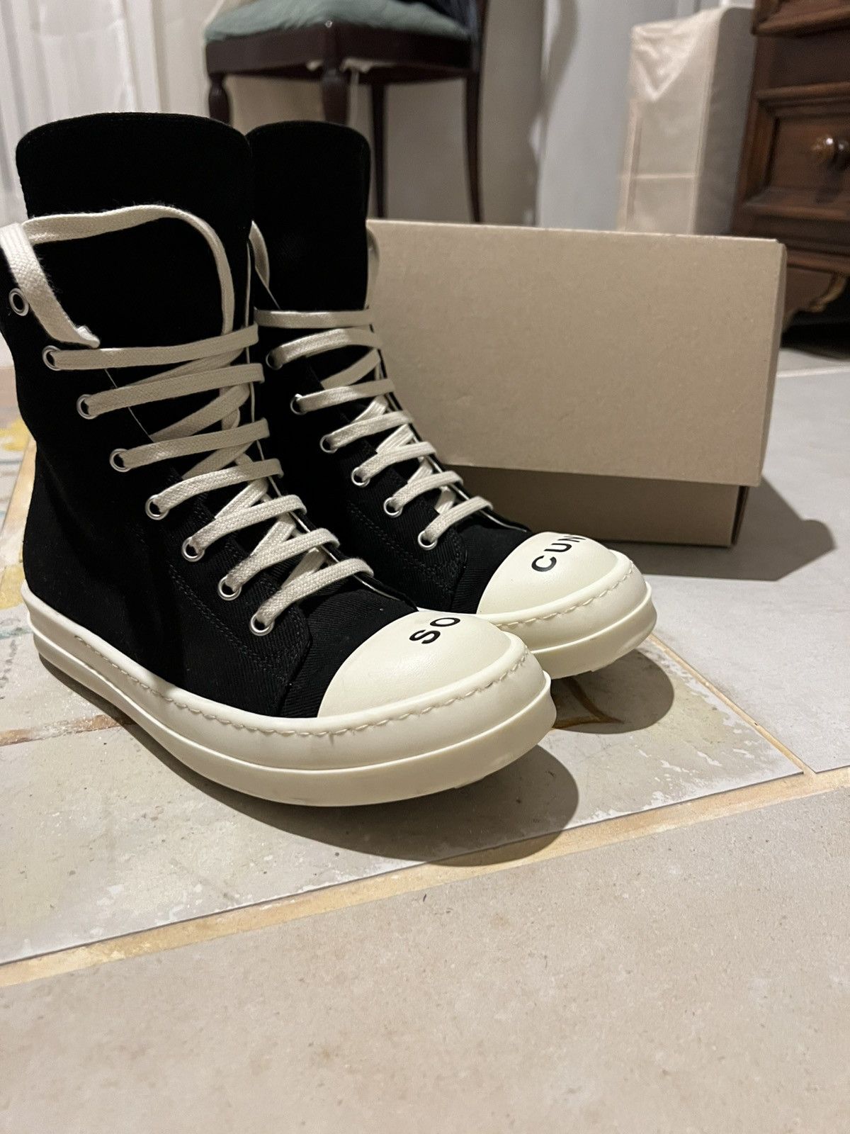 Rick Owens Rick Owens Ramones SO CUNT Size US 8 / IT 38 - 8 Thumbnail