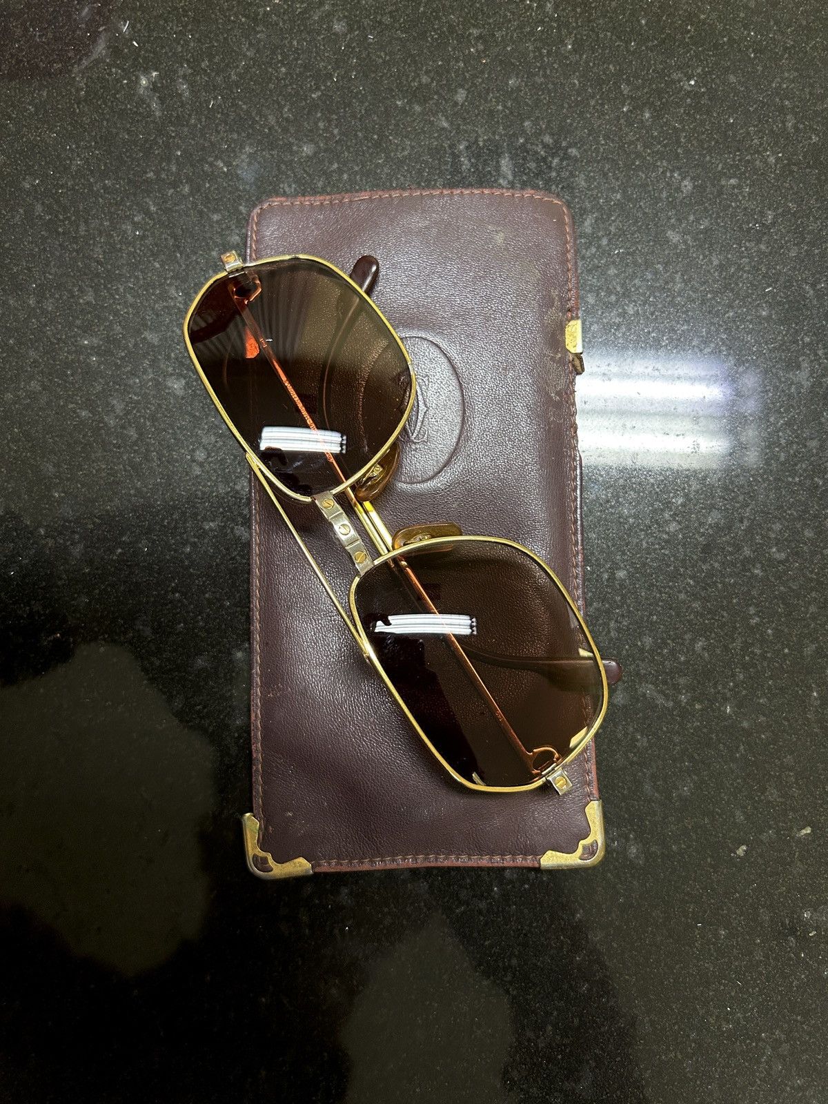 Cartier Vintage Cartier Santos 18K Gold Plated 1980 Size ONE SIZE - 2 Thumbnail