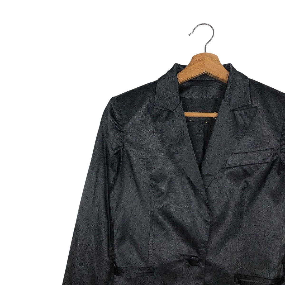 Japanese Brand 📌Iconic Black Double Breast Coats Jacket Just Cavalli Size US M / EU 48-50 / 2 - 8 Thumbnail