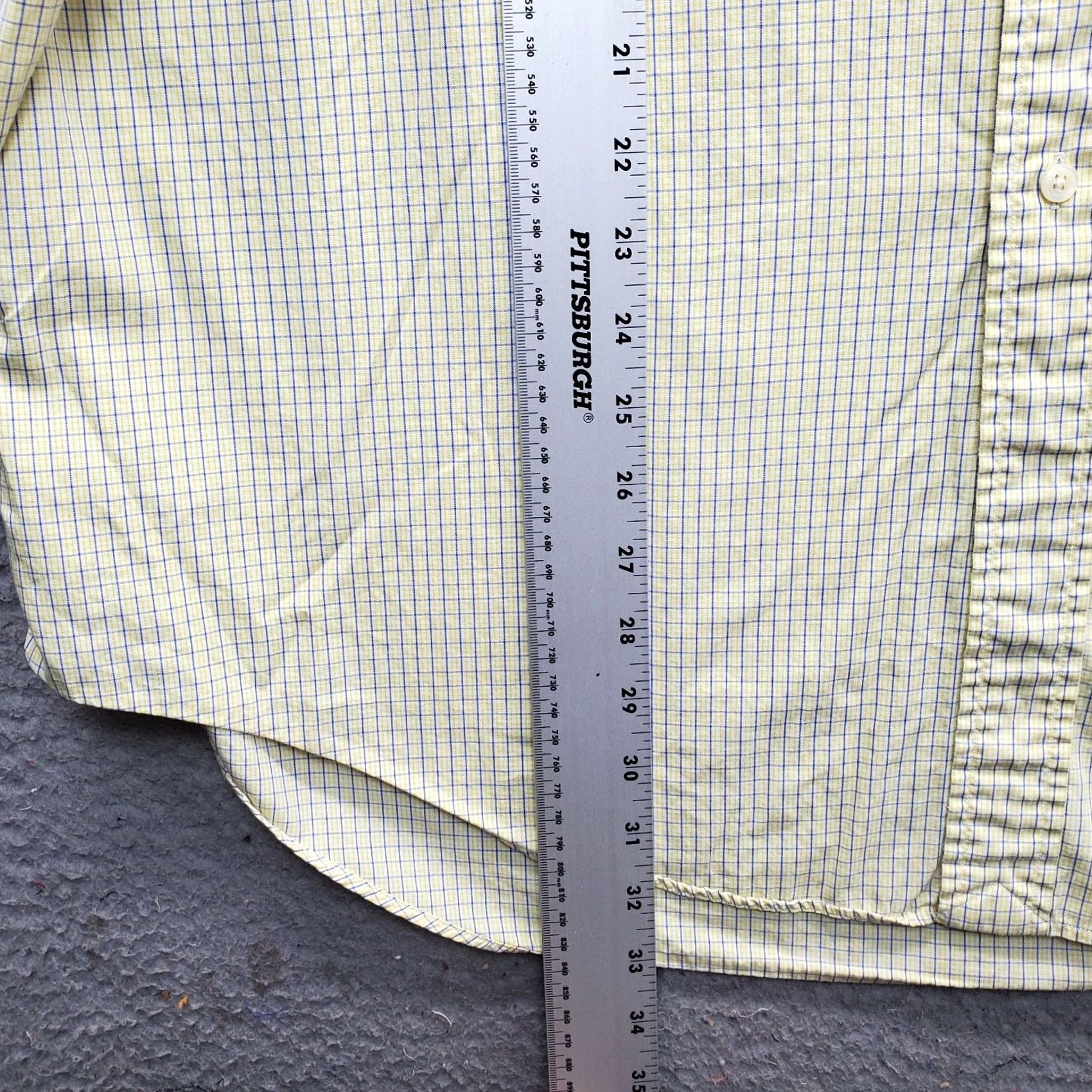 Ralph Lauren Ralph Lauren Mens Dress Shirt Yarmouth 17 Multi Plaid Button-Down Blue Pony Logo Size 46R - 4 Thumbnail