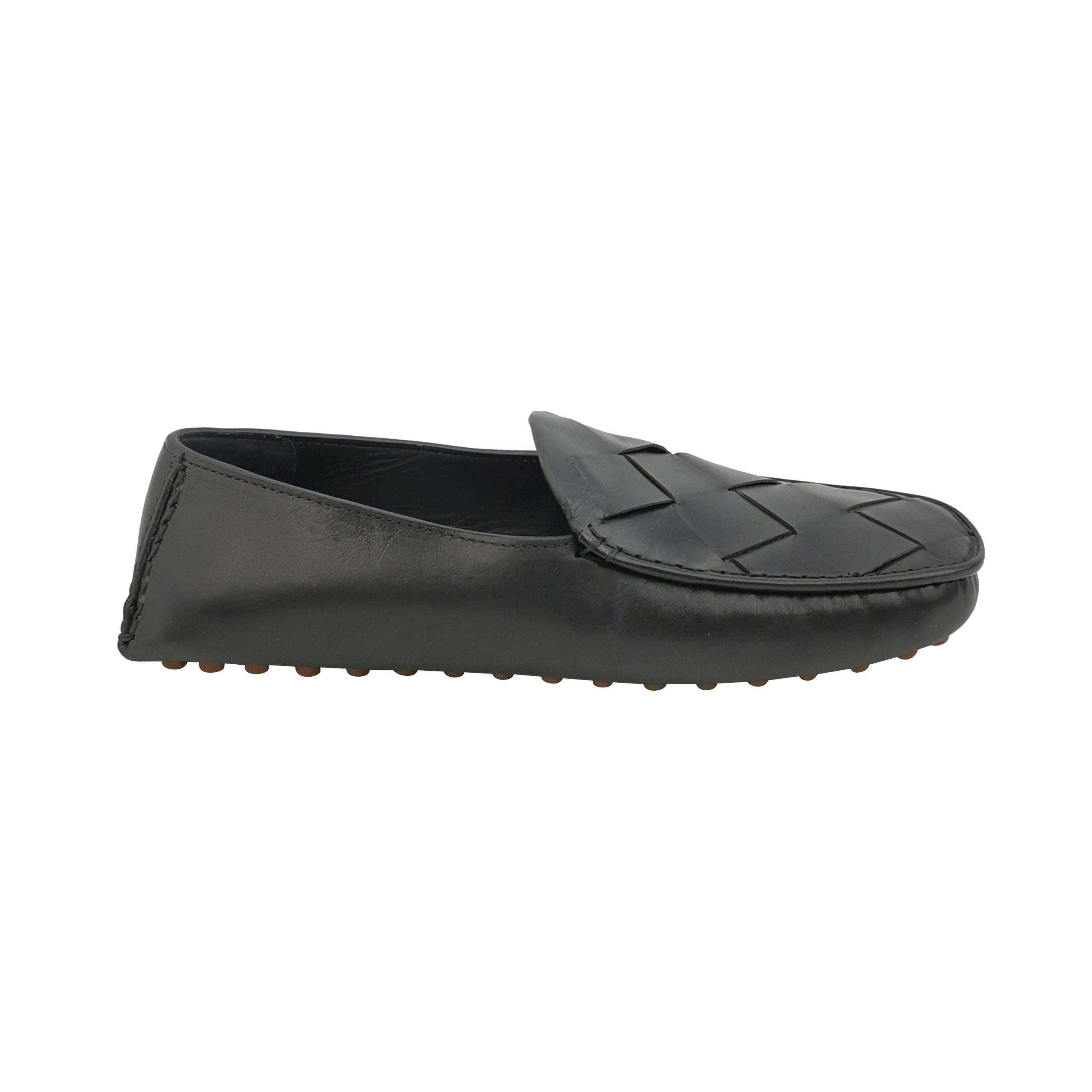 Bottega Veneta Bottega Veneta Intrecciato Leather Loafers 38 Size US 5.5 / EU 38 - 1 Thumbnail