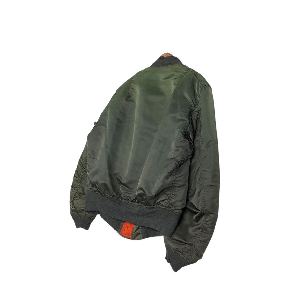 Vintage 🔥VTG REVERSIBLE MA-1 BOMBER JACKET ALPHA INDUSTRIES USA Size US L / EU 52-54 / 3 - 12 Thumbnail