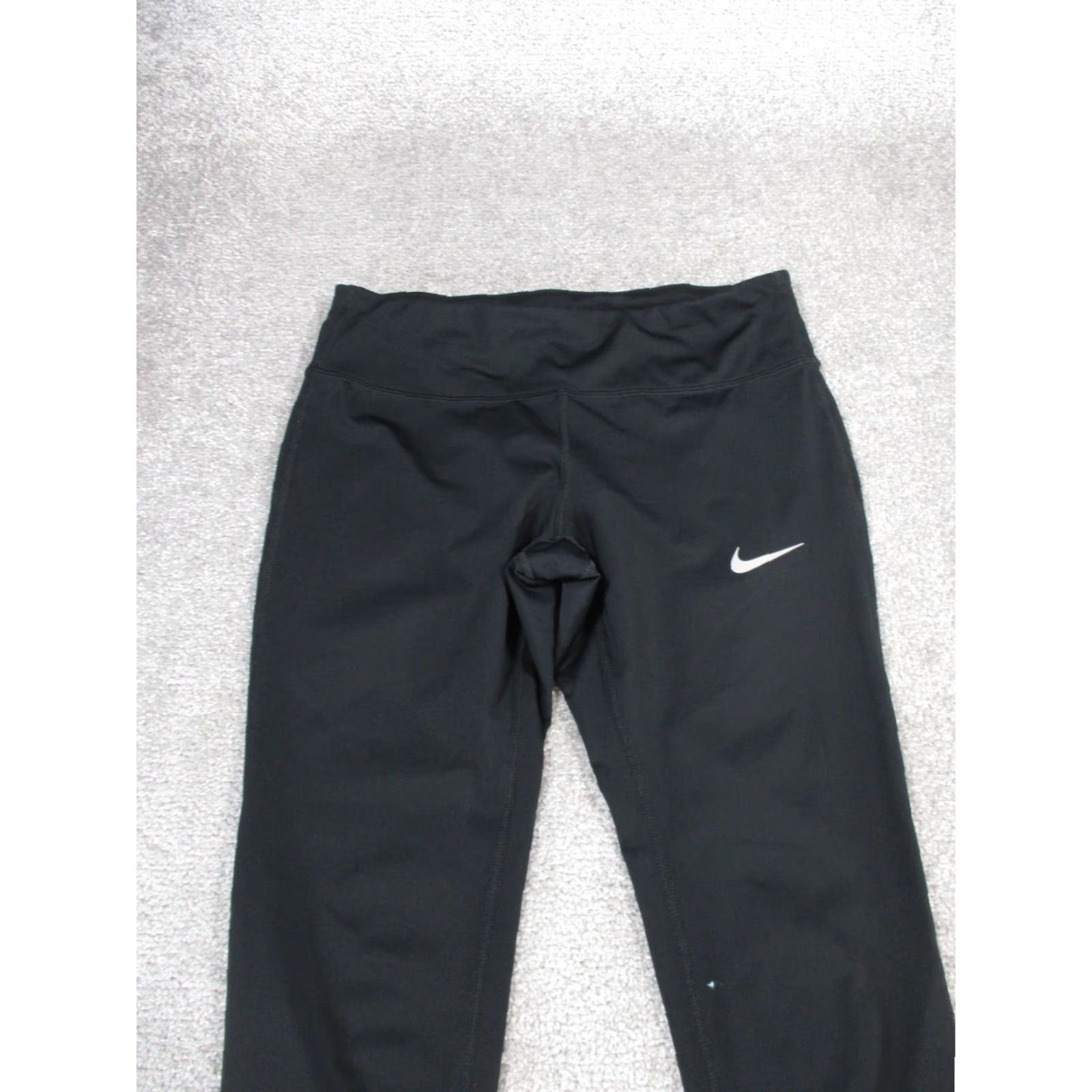 Nike Nike Leggings Womens Medium Dri Fit Black Performance Crop Running Size 32" / US 10 / IT 46 - 3 Thumbnail