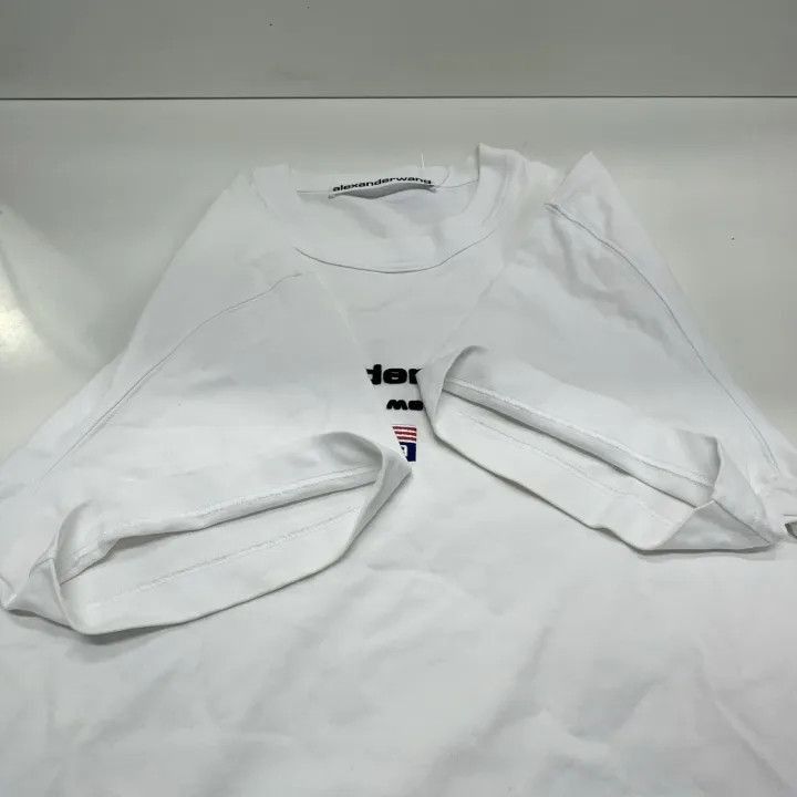Alexander Wang Alexander Wang SS21 Logo Short Sleeve T-Shirt - Size XL / US 12-14 / IT 48-50 - 5 Thumbnail
