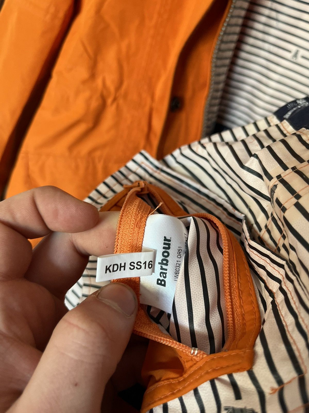 Barbour × Vintage Vintage Womens Barbour Trevose Jacket / Raincoat Sailor Hunt Size M / US 6-8 / IT 42-44 - 8 Thumbnail