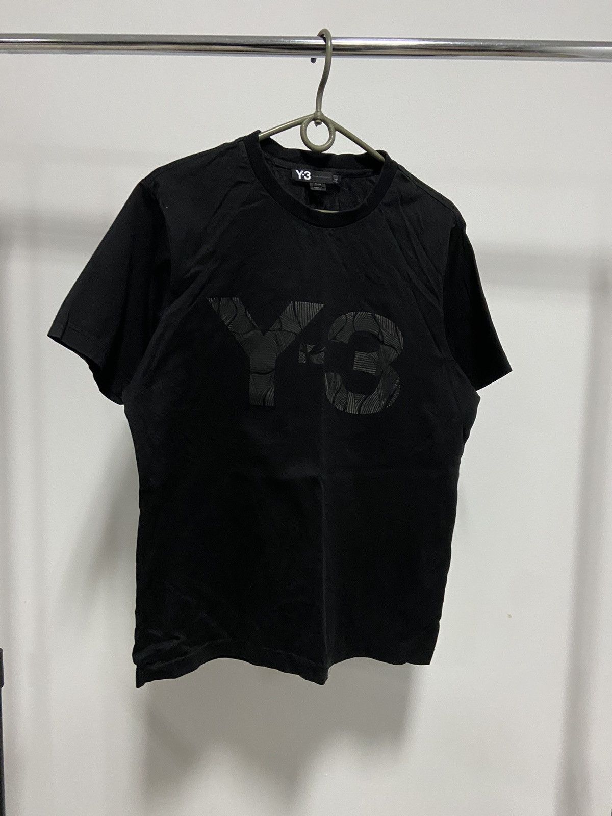 Vintage × Y-3 × Yohji Yamamoto Y-3 Yohji Yamamoto Vintage T-Shirt big Logo adidas Size US M / EU 48-50 / 2 - 1 Thumbnail